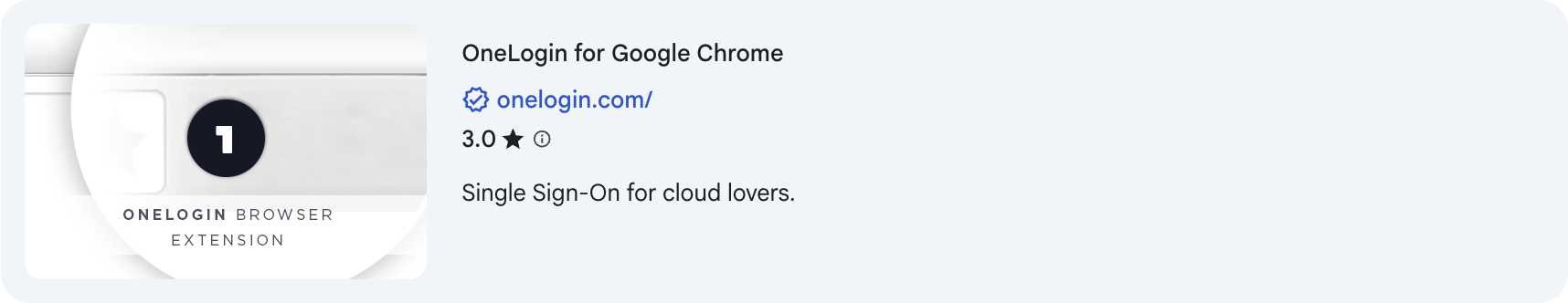 OneLogin for Google Chrome